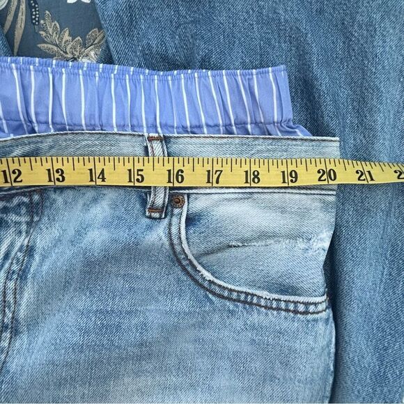 NWOT Acne Studios PRINTED TROUSERS in Light blue - Picture 14 of 16